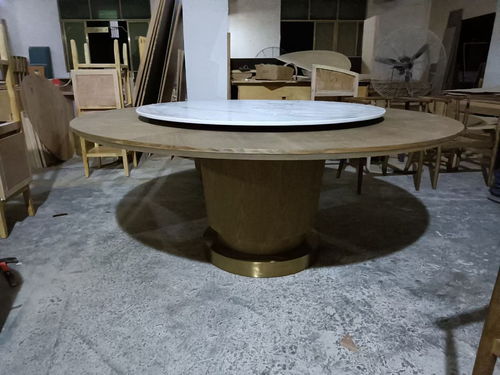 餐饮餐厅家具新中式轻奢岩板餐桌生产厂家岩板桌椅图片定制